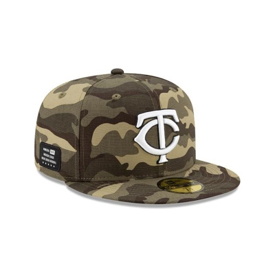 Sapca New Era Minnesota Twins MLB Armed Forces Weekend 59FIFTY Fitted - Verzi